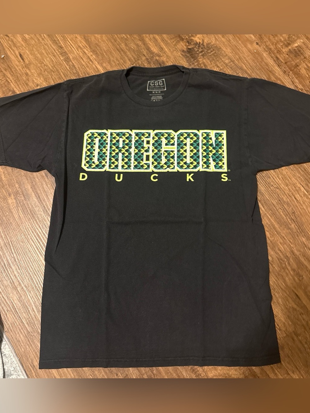 Oregon Ducks Men's Black Graphic Tee